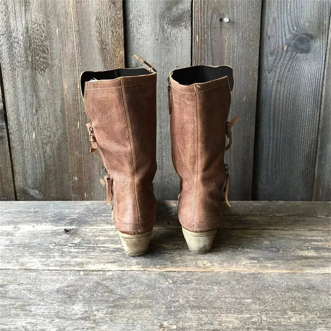 Rose - Rust Boots