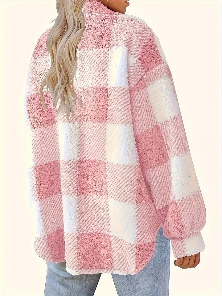 Madison - Plaid Teddy Winter Coat