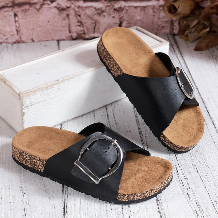Emery - Buckle Mule Slide