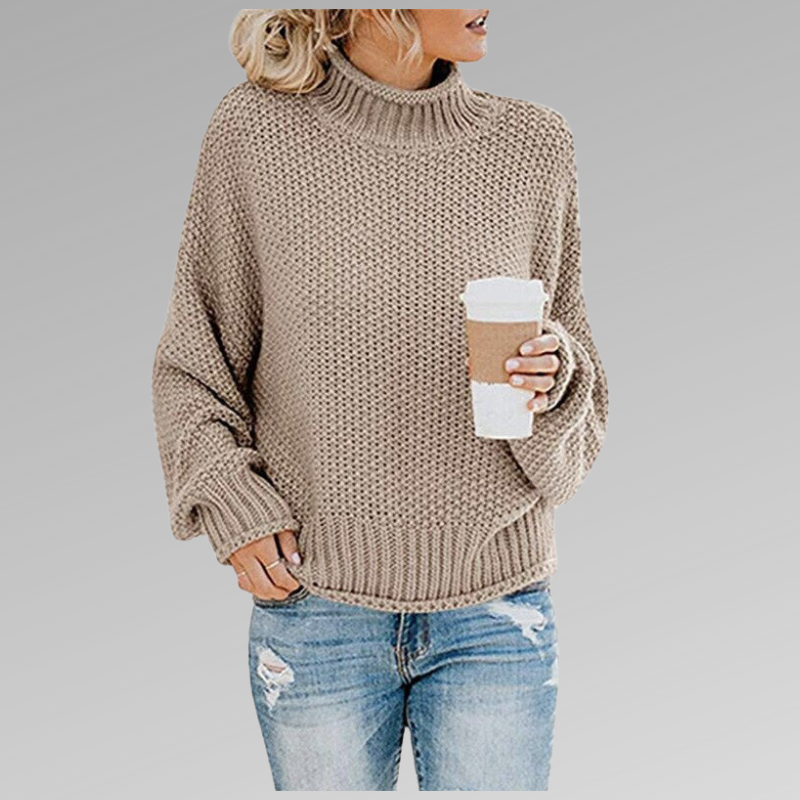 Emma - Pullover With High Collar