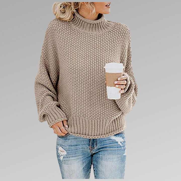 Emma - Pullover With High Collar
