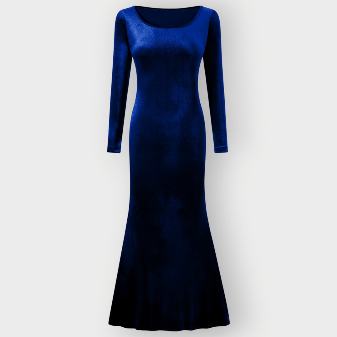 Glenda – Luxe Evening Silhouette Velvet Gown
