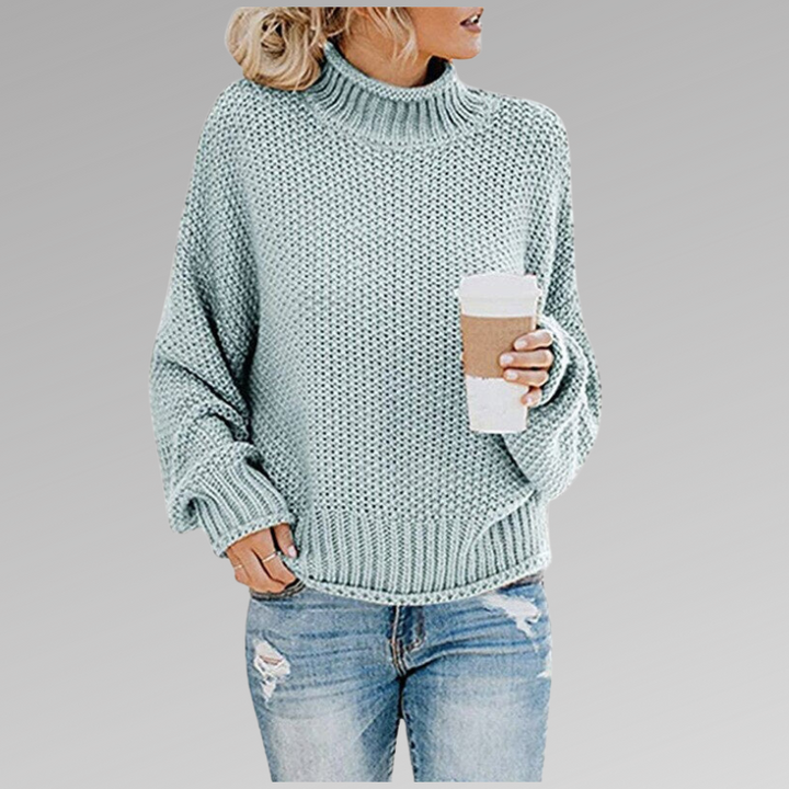 Emma - Pullover With High Collar