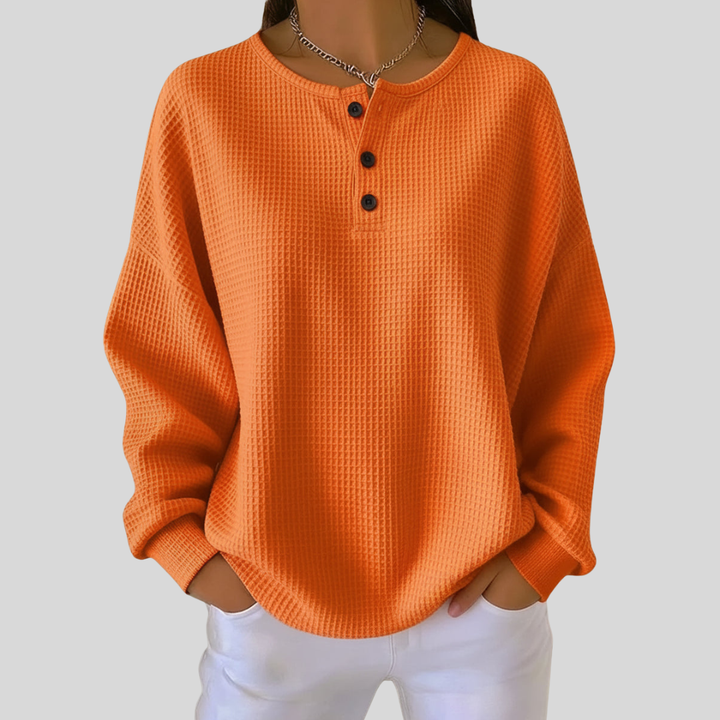 Anne - Casual sweatshirt with collar