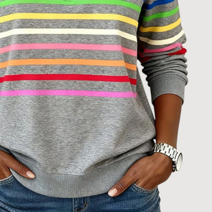 Cynthia - Relaxed zip top