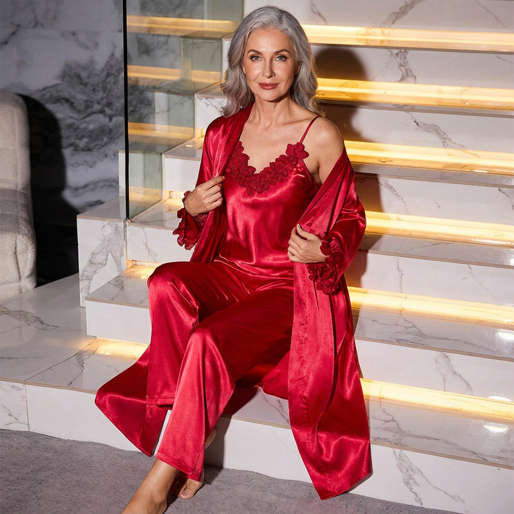 Amelie - 3-Piece Sleepwear Set