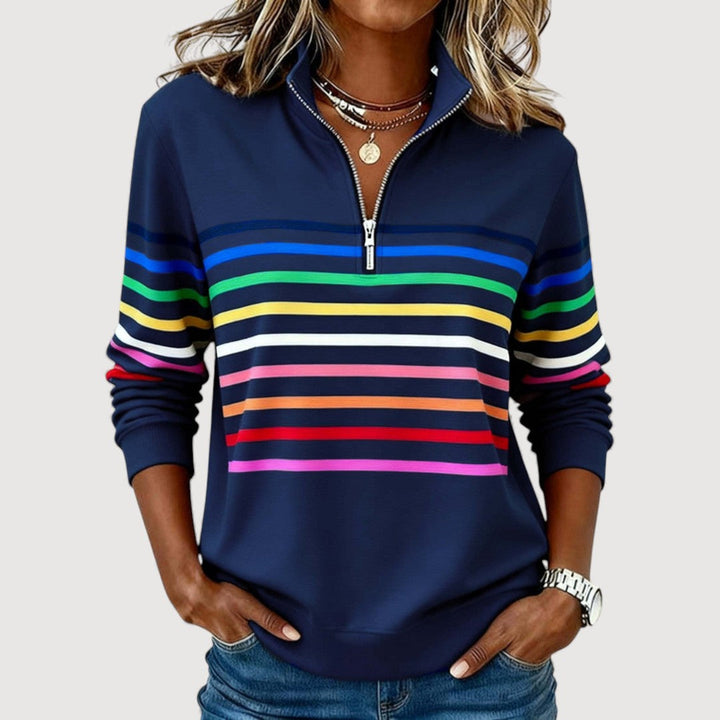 Cynthia - Relaxed zip top
