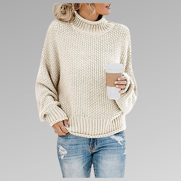 Emma - Pullover With High Collar
