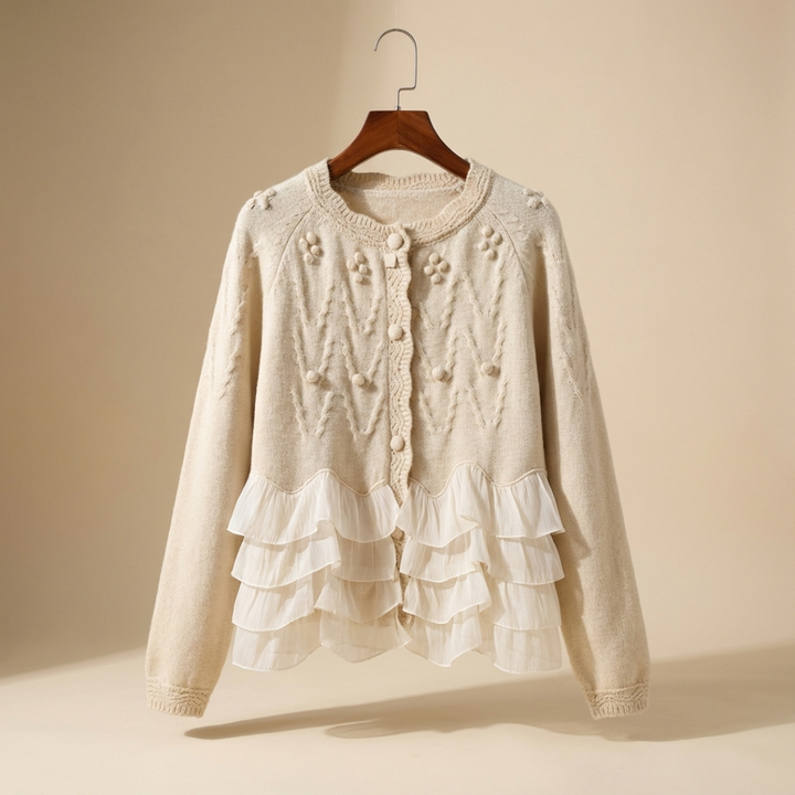 Shirley - Ruffle Cardigan