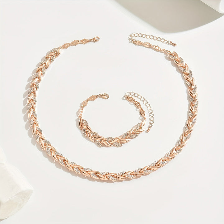 Donna - Fish Tail Necklace & Bracelet Set