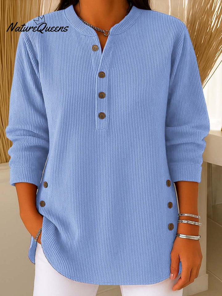 Emily – Classic Button Detail Sweater