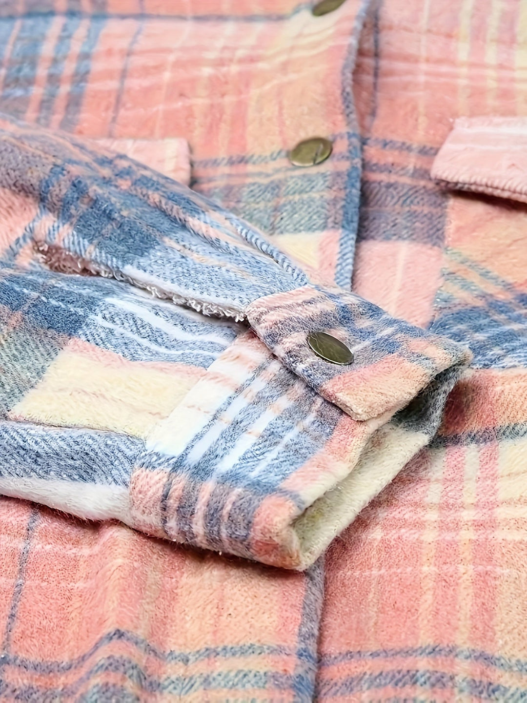 Chloe - Plaid Hooded Fall Jacket