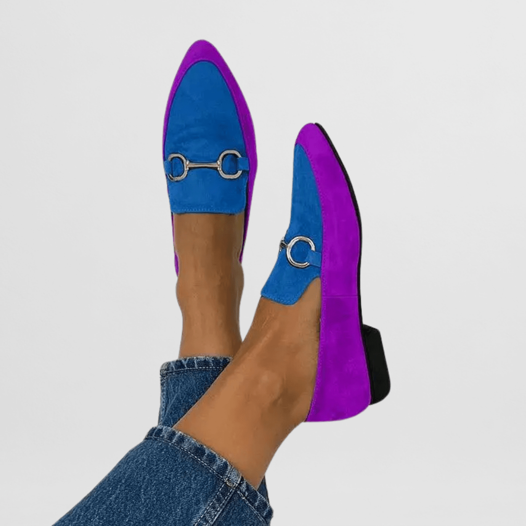 Sarah - Colorful Boho Loafers