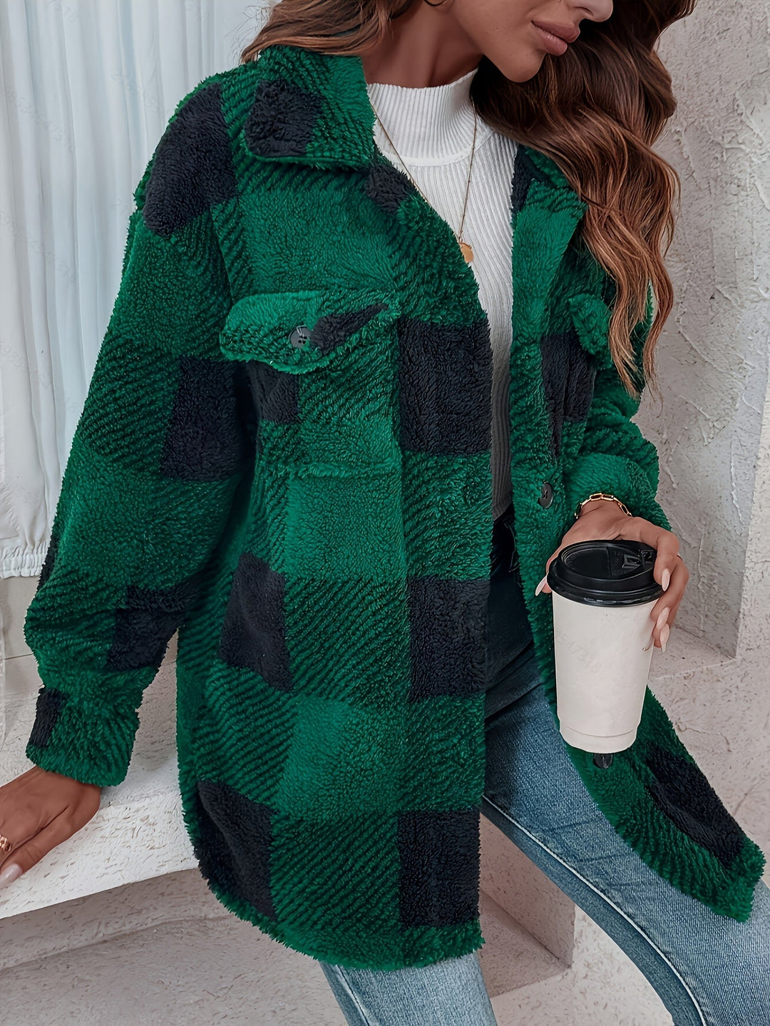 Madeline - Plaid Winter Jacket