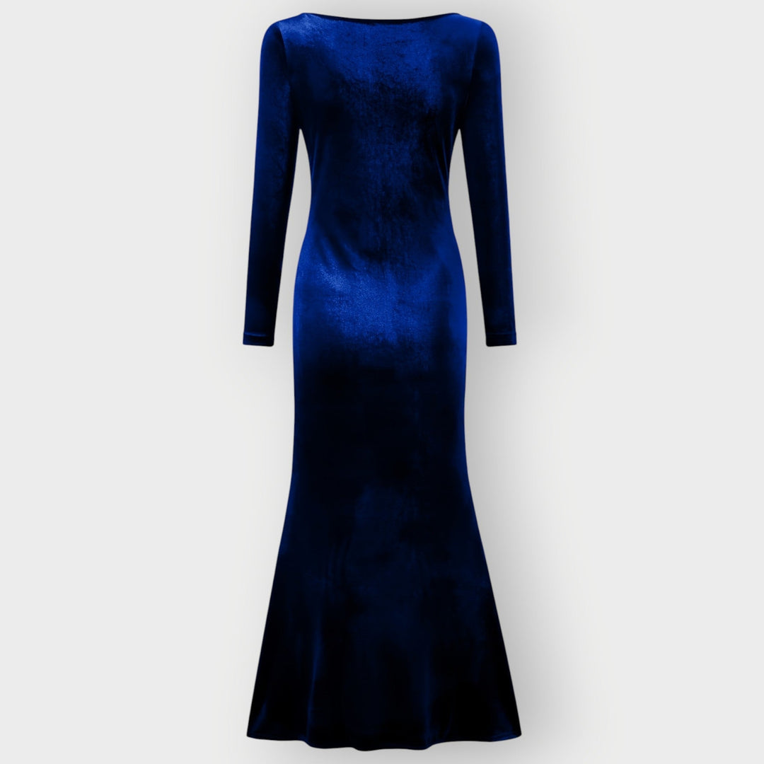 Glenda – Luxe Evening Silhouette Velvet Gown