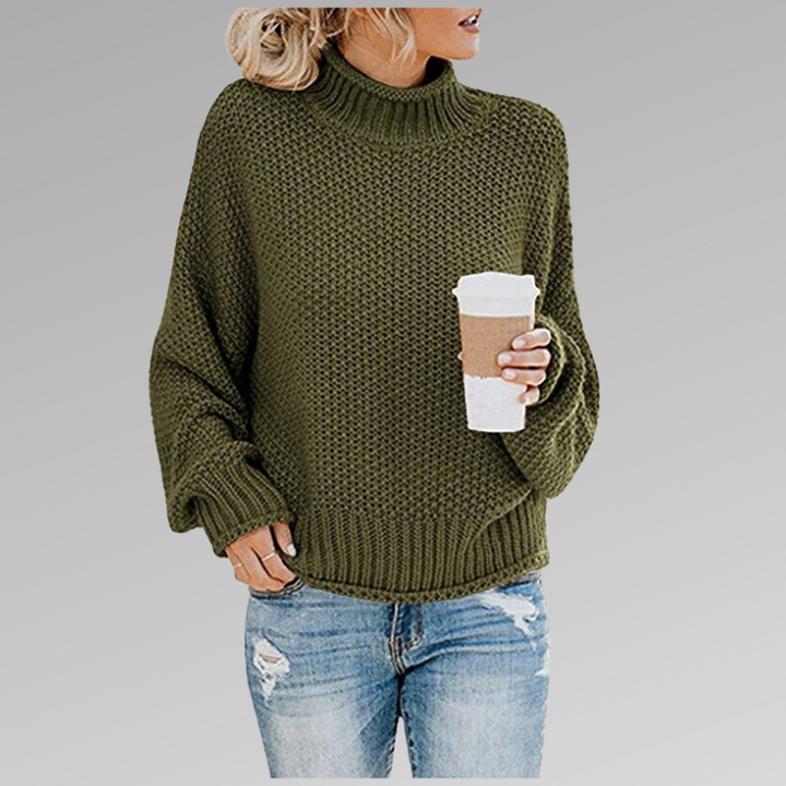 Emma - Pullover With High Collar