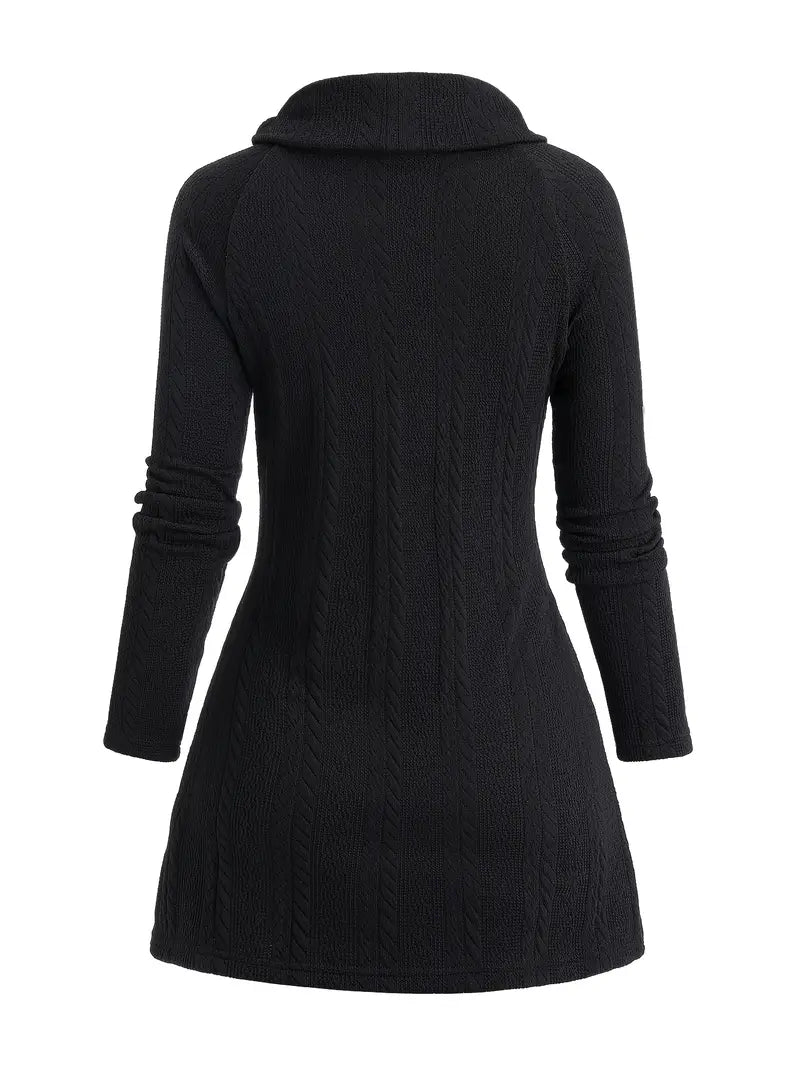 Anna - Casual Knitted Cardigan With Button