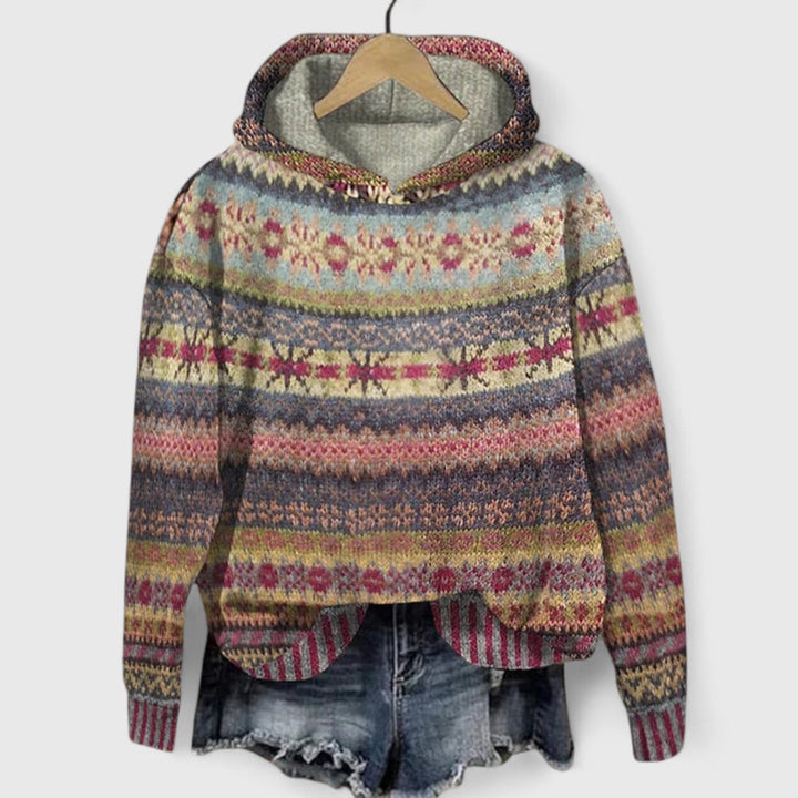 Sofia - Retro Hoodie Sweater