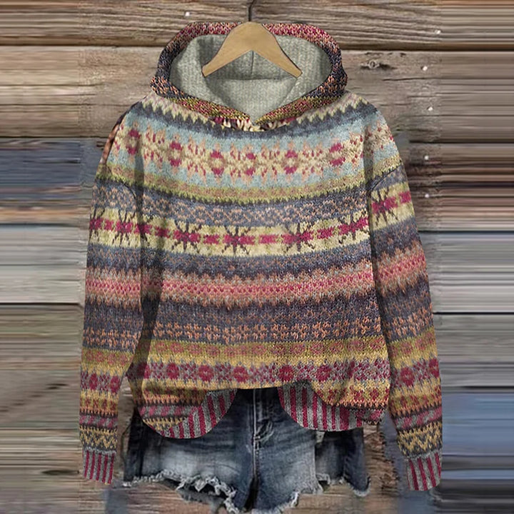 Zoey - Ethnic Retro Hoodie