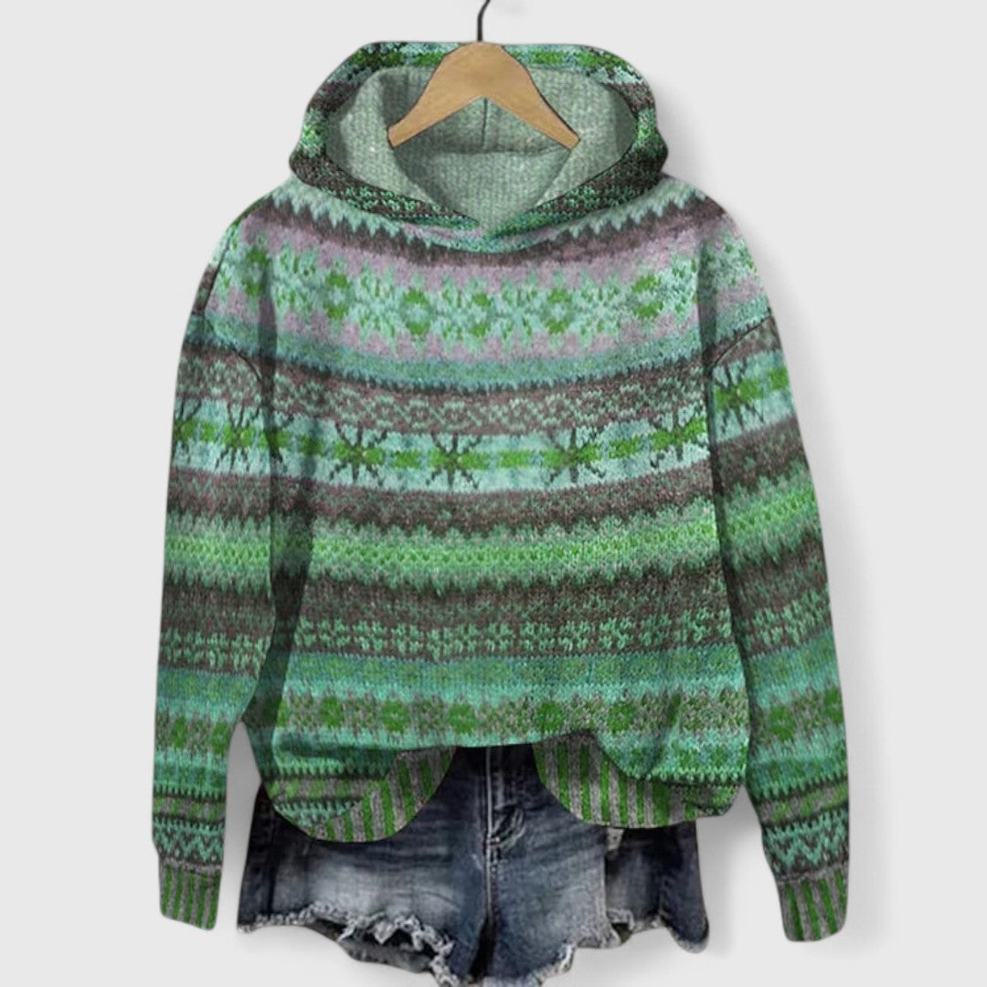 Sofia - Retro Hoodie Sweater