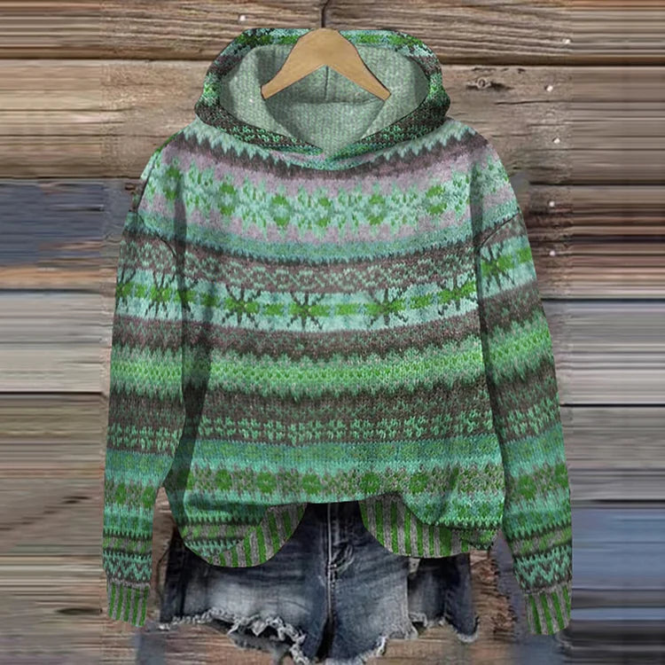 Zoey - Ethnic Retro Hoodie