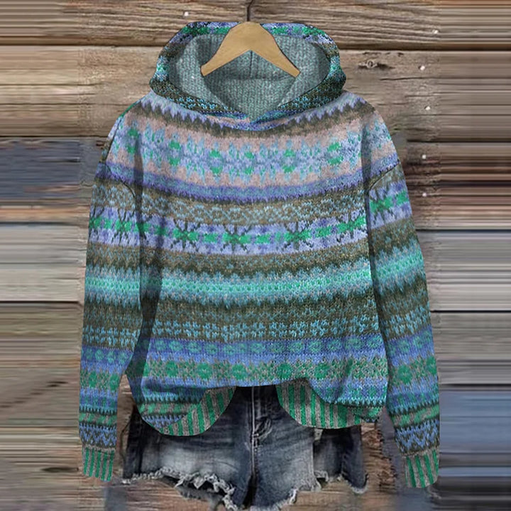 Zoey - Ethnic Retro Hoodie