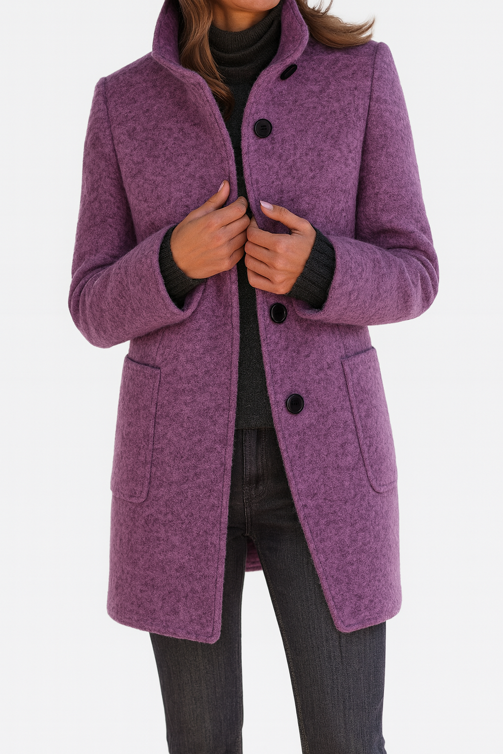 Rose Mary - Coat With High Collar