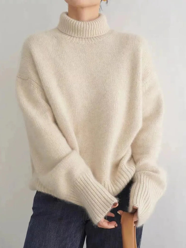 Lily- High Collar Sweater