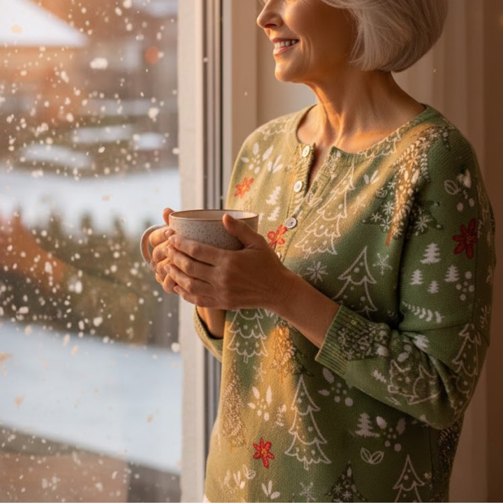 Patricia - Christmas Sweater with Buttons