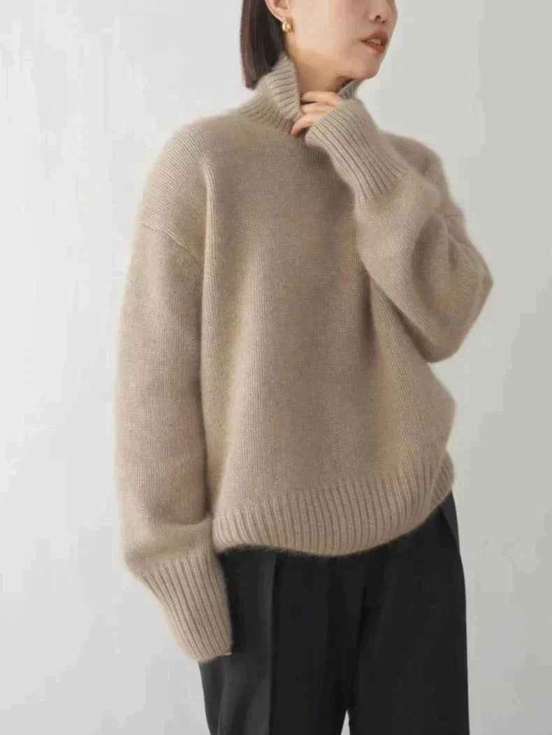 Lily- High Collar Sweater