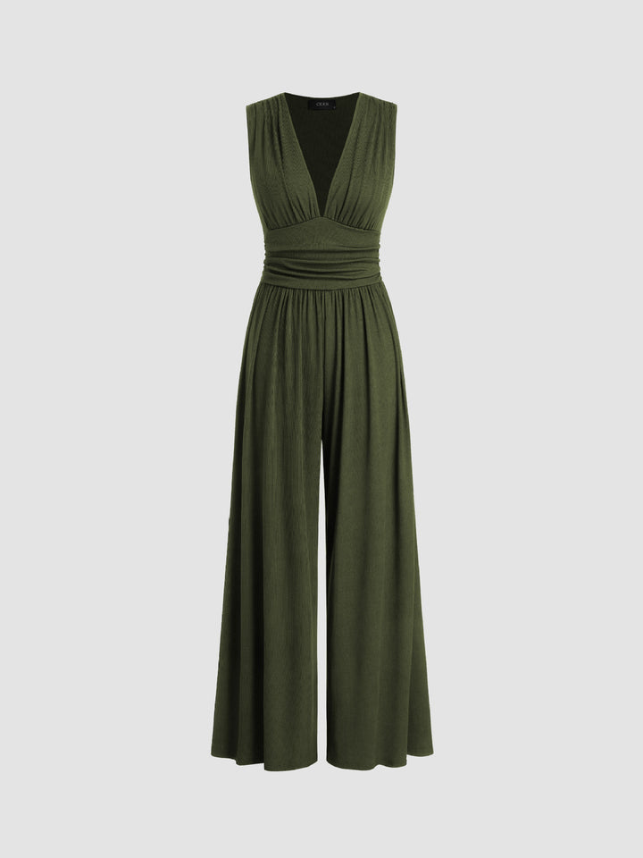 Margaret - Chic Sleeveless Wide-Leg Jumpsuit