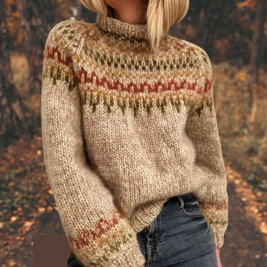 Ava - Nordic Knit Sweater