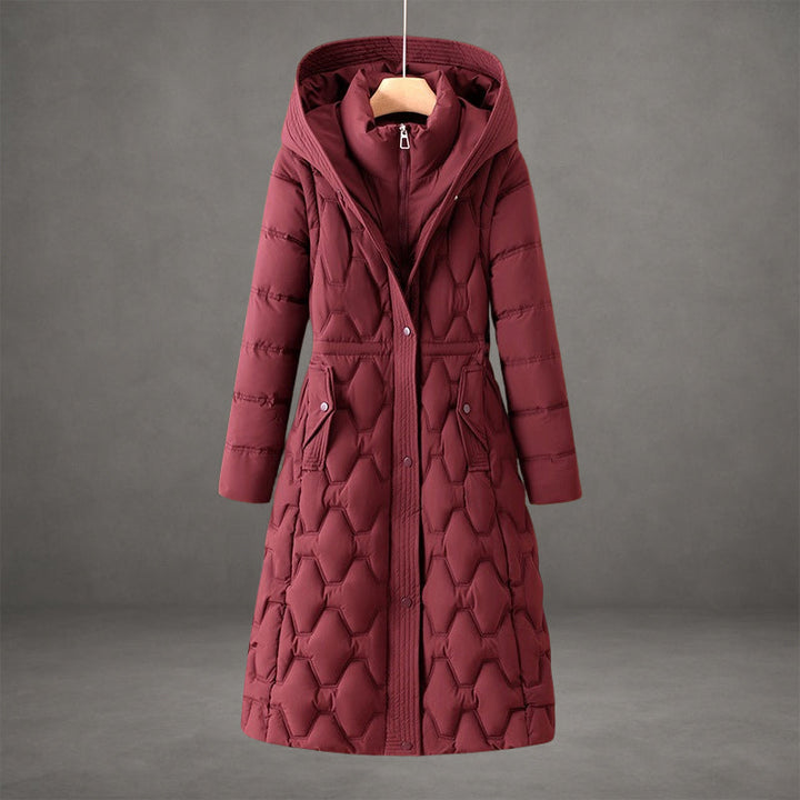 Carrie - Longline Hooded Down Coat