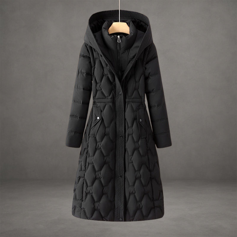 Carrie - Longline Hooded Down Coat