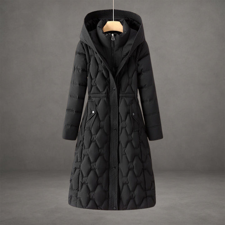 Carrie - Longline Hooded Down Coat