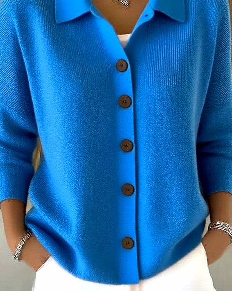 Bonnie - Classic Casual Button Knit Cardigan