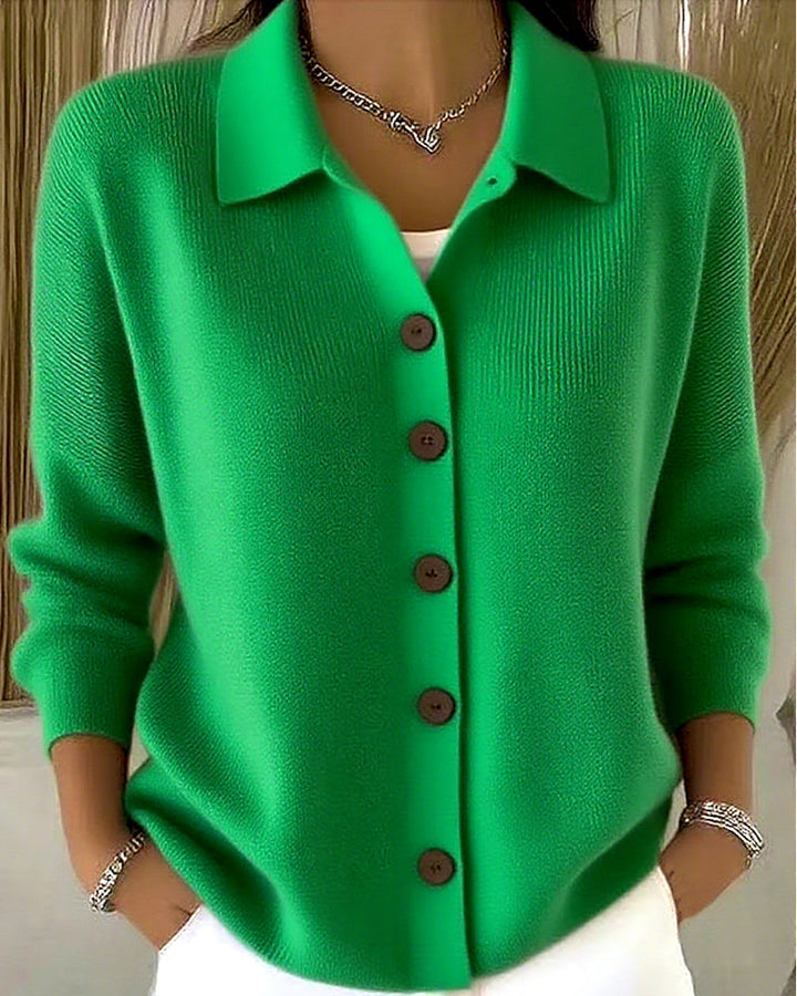 Bonnie - Classic Casual Button Knit Cardigan