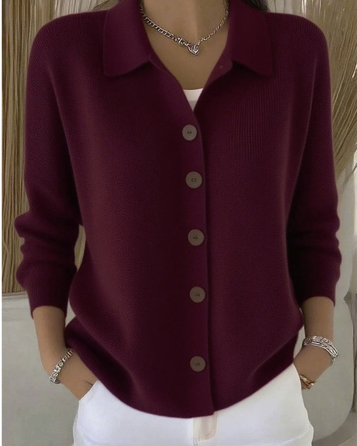 Bonnie - Classic Casual Button Knit Cardigan