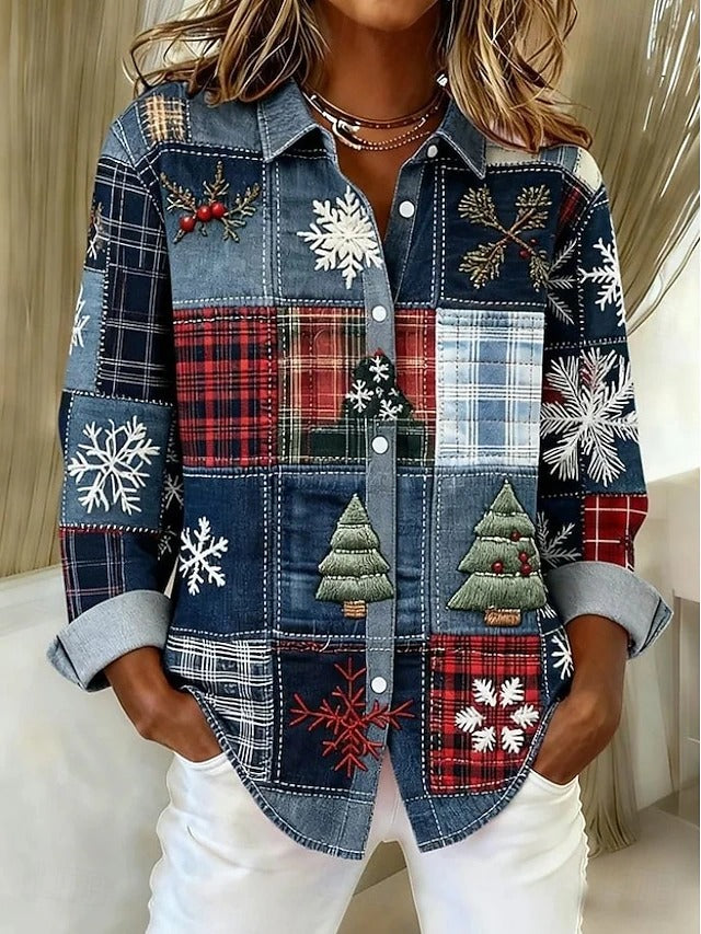 Emma – Elegant Button Blouse