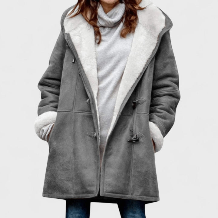 Evelyn - Warm and Stylish Fleece Coat