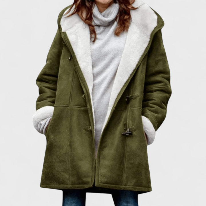 Evelyn - Warm and Stylish Fleece Coat