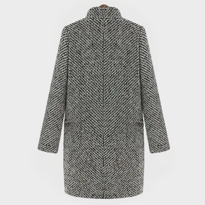 Louise - Long Checkered Coat