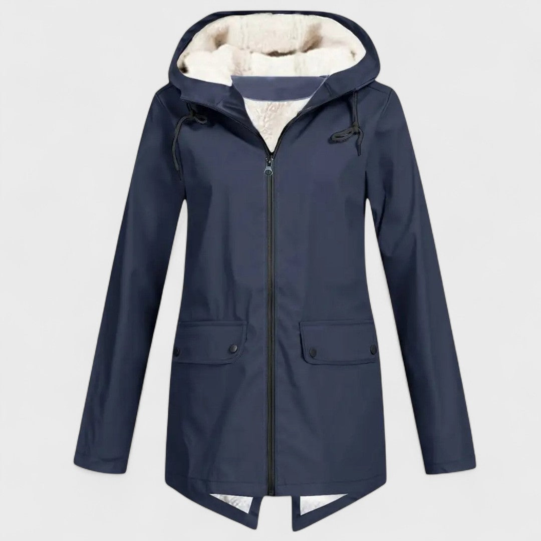 Kimberly - Fleece-Lined Rain Parka