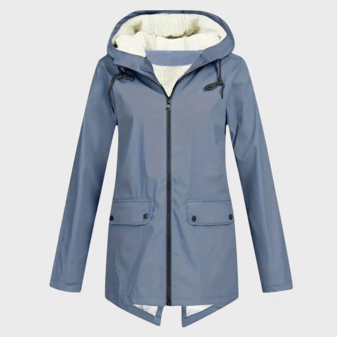 Kimberly - Fleece-Lined Rain Parka