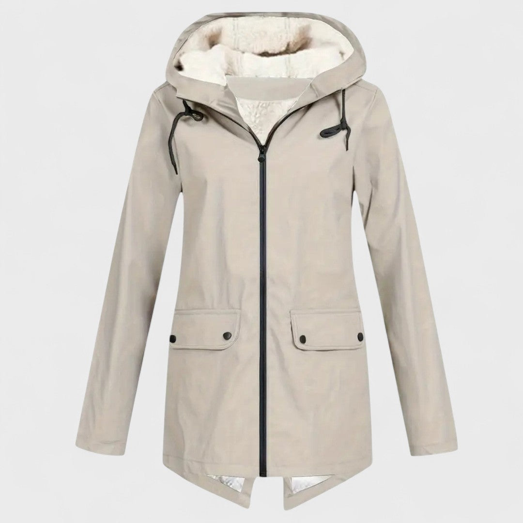 Kimberly - Fleece-Lined Rain Parka