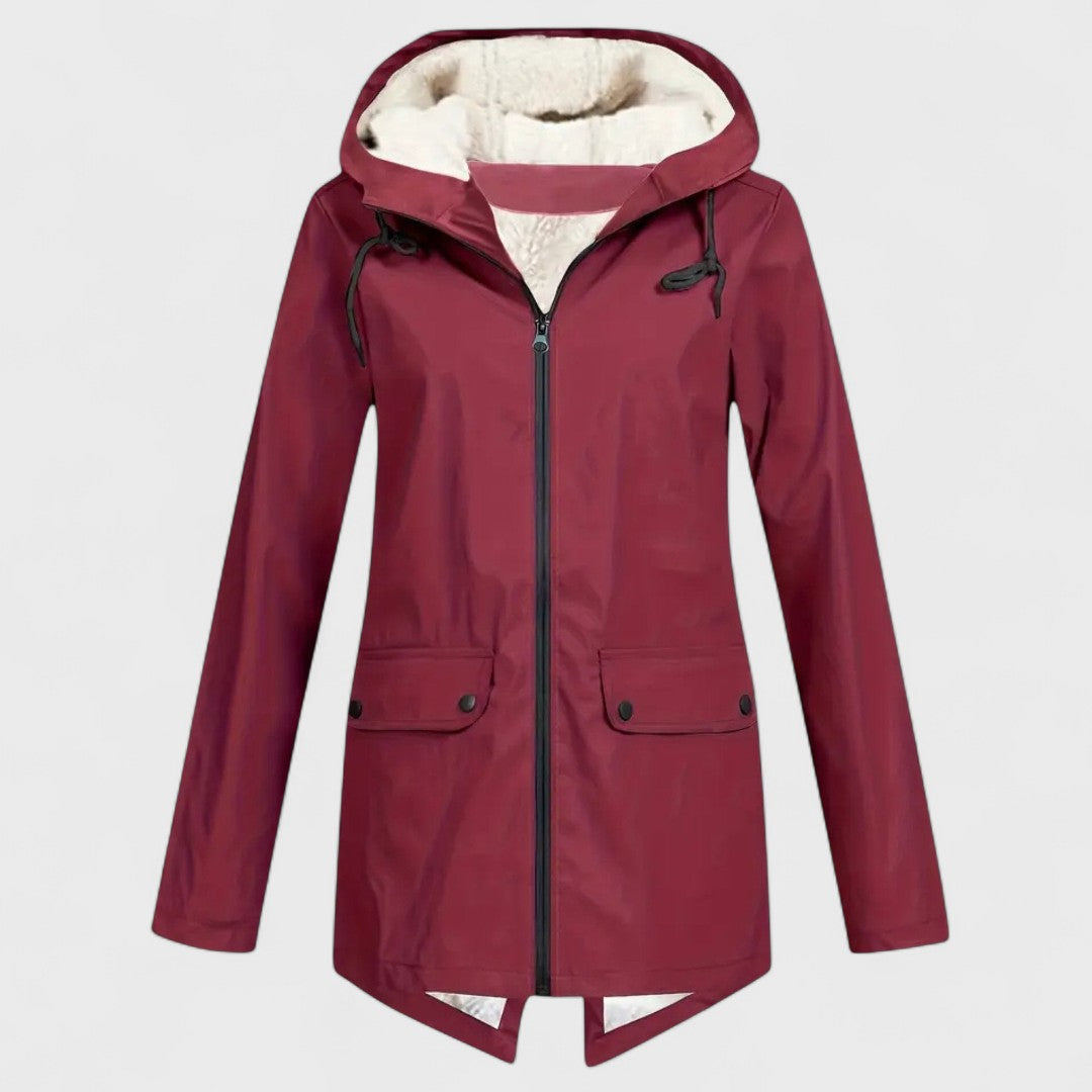 Kimberly - Fleece-Lined Rain Parka