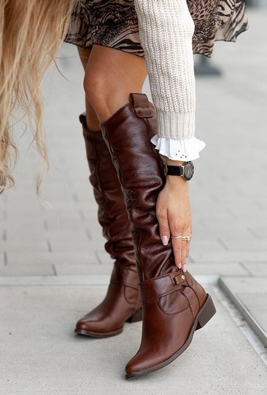 Laura - Chic Knee-High Boots