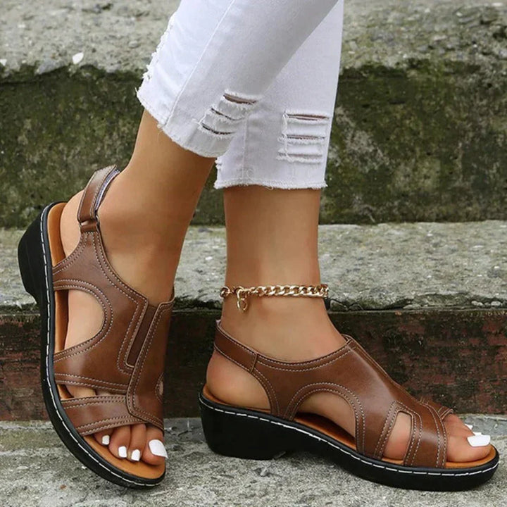 Helen - Orthopedic Leather Sandals