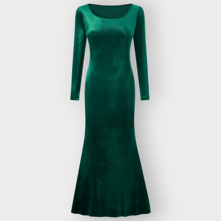 Glenda – Luxe Evening Silhouette Velvet Gown