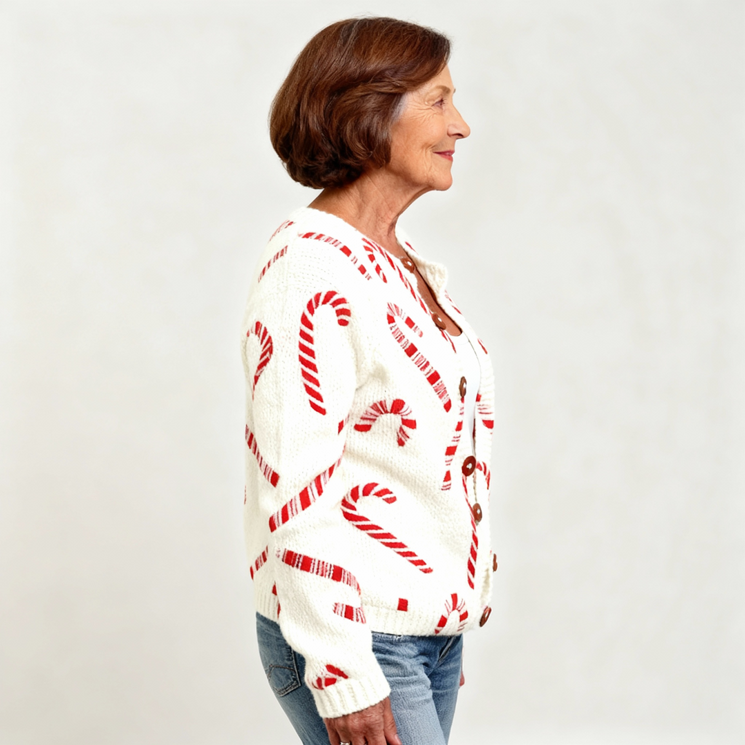 Ellen - Cozy Festive Knit Cardigan